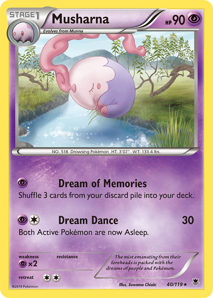 Musharna 040/124 Rare