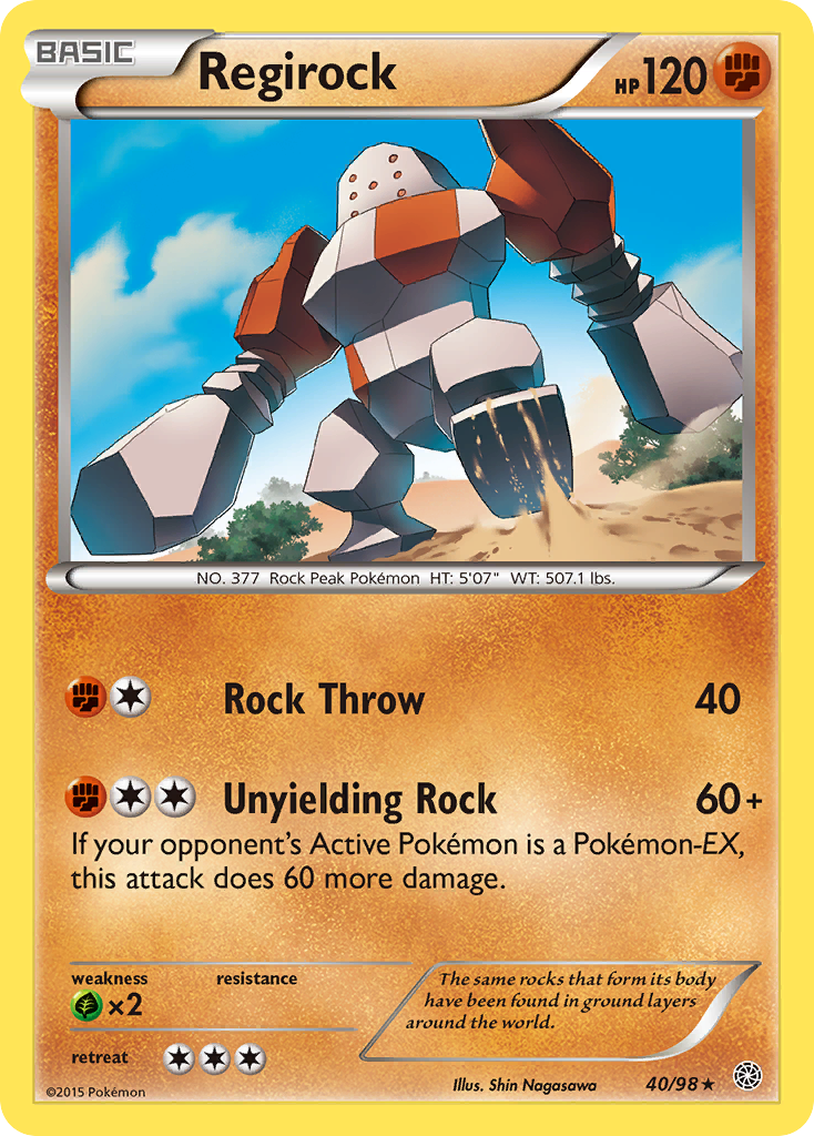 Regirock 040/100 Rare