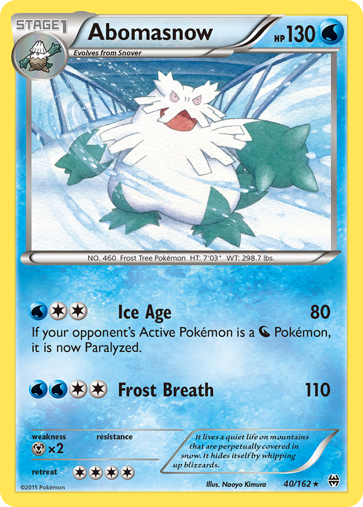 Abomasnow 040/165 Rare