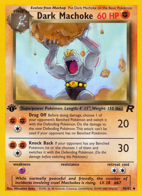 Dark Machoke 040/83 Uncommon