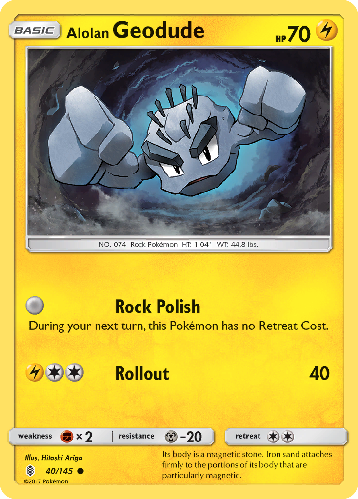 Alolan Geodude 040/180 Common