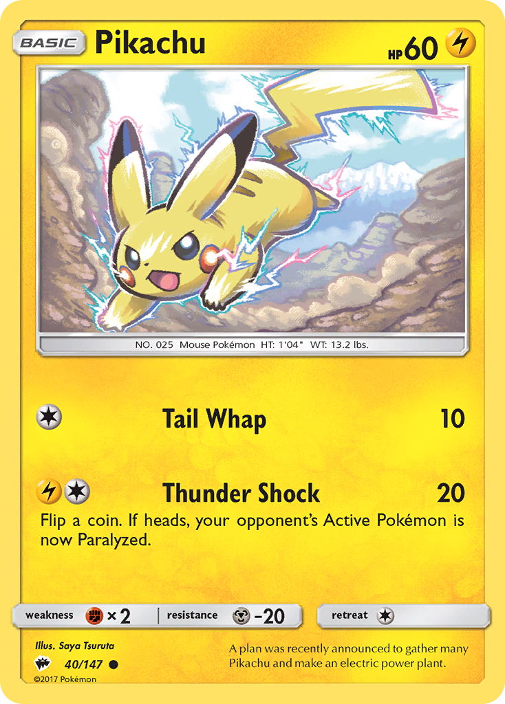Pikachu 040/177 Common