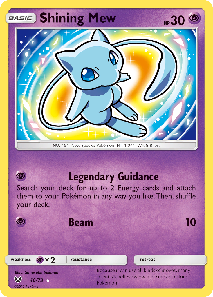 Shining Mew 040/81 Rare Shining