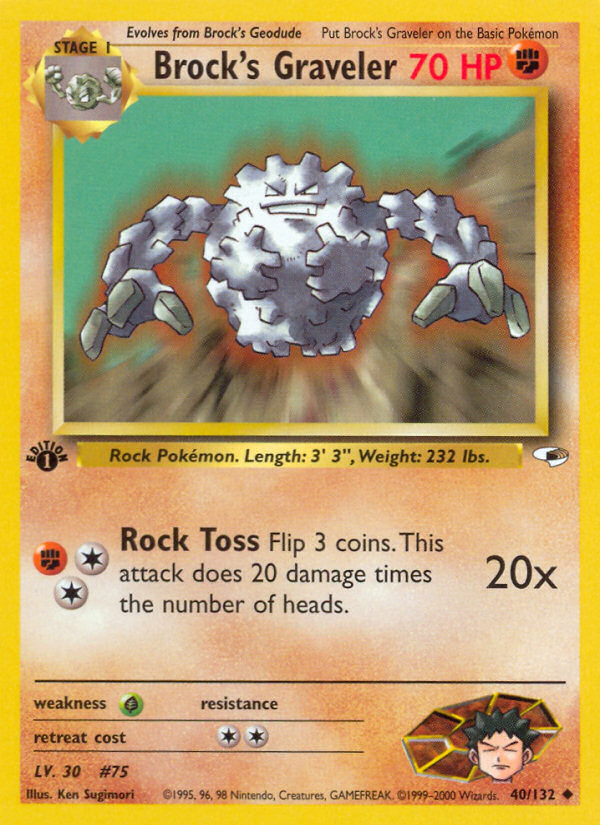 Brock's Graveler 040/132 Uncommon