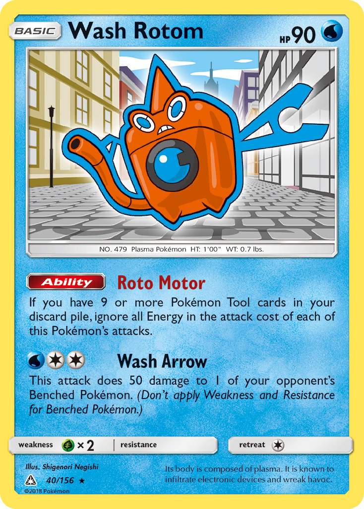 Wash Rotom 040/178 Rare