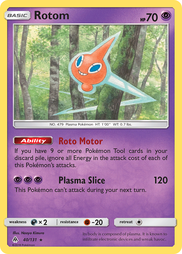 Rotom 040/150 Rare