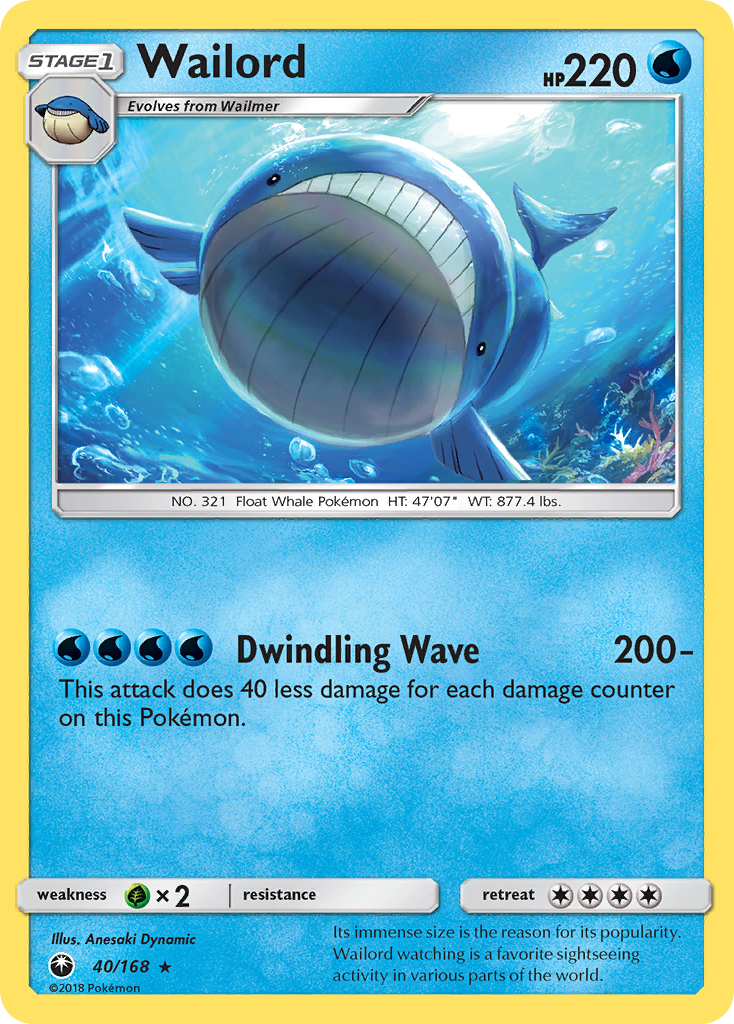 Wailord 040/187 Rare