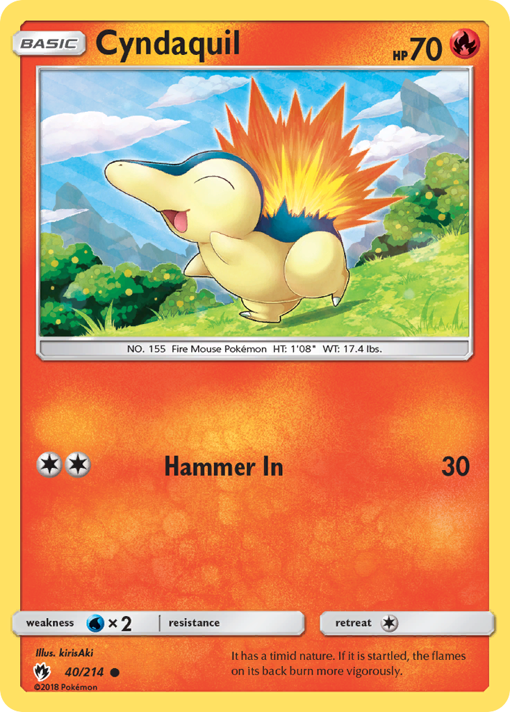 Cyndaquil 040/240 Common