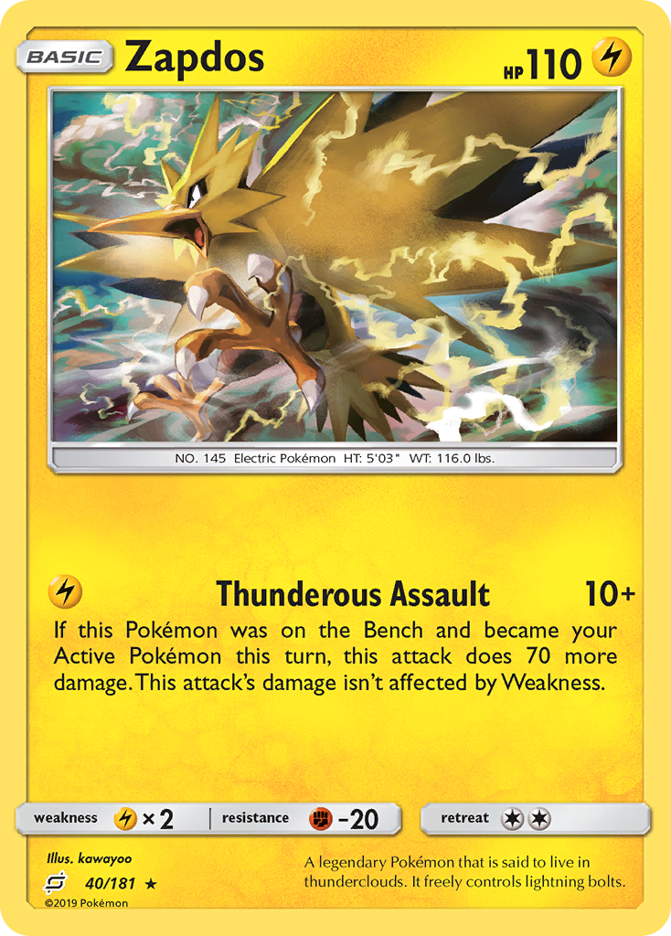 Zapdos 040/198 Rare Holo