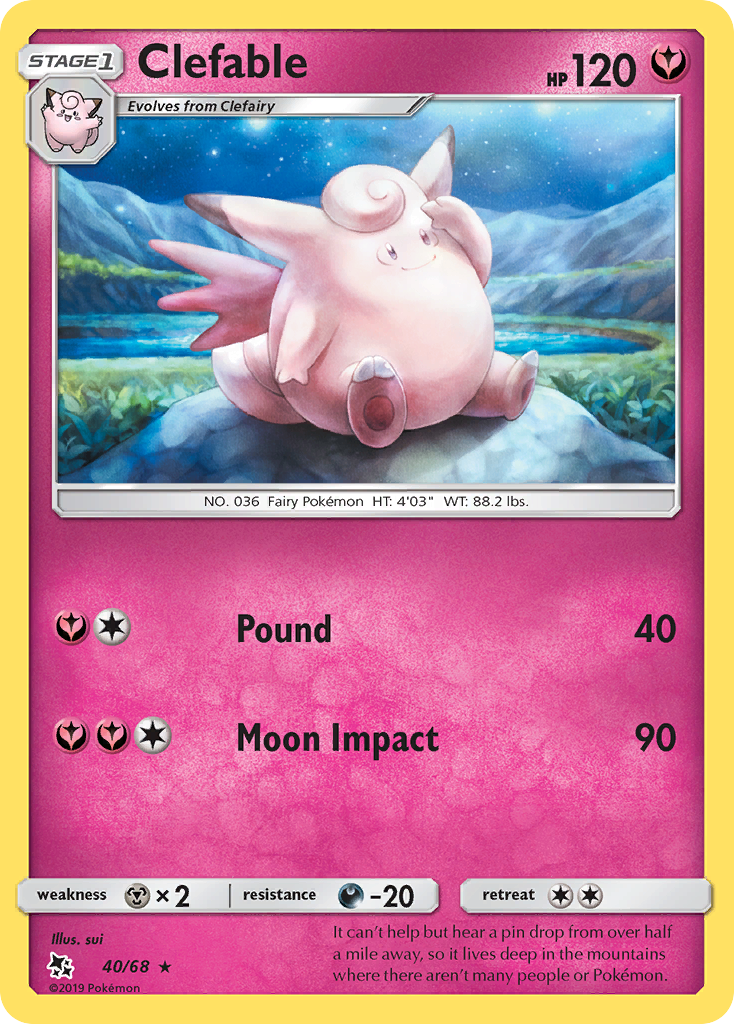 Clefable 040/69 Rare