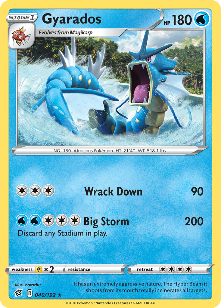 Gyarados 040/209 Rare Holo