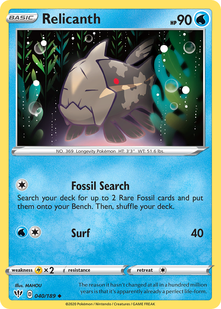 Relicanth 040/201 Uncommon