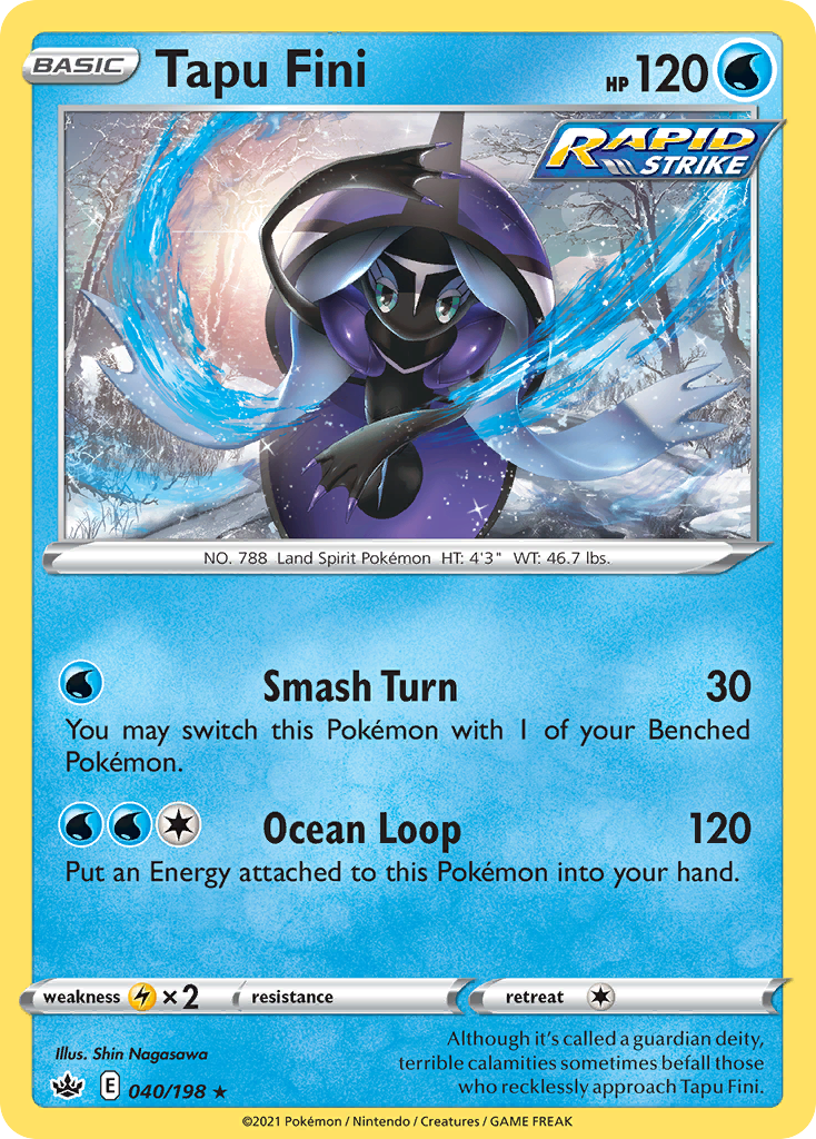 Tapu Fini 040/233 Rare Holo