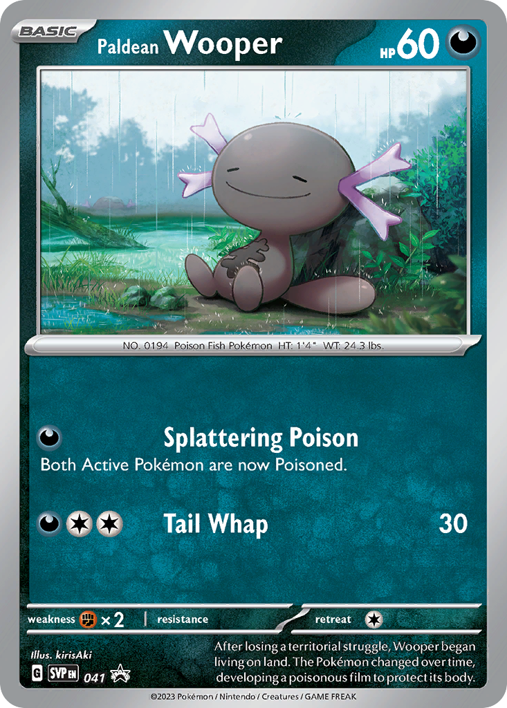 Paldean Wooper 041/196 Promo