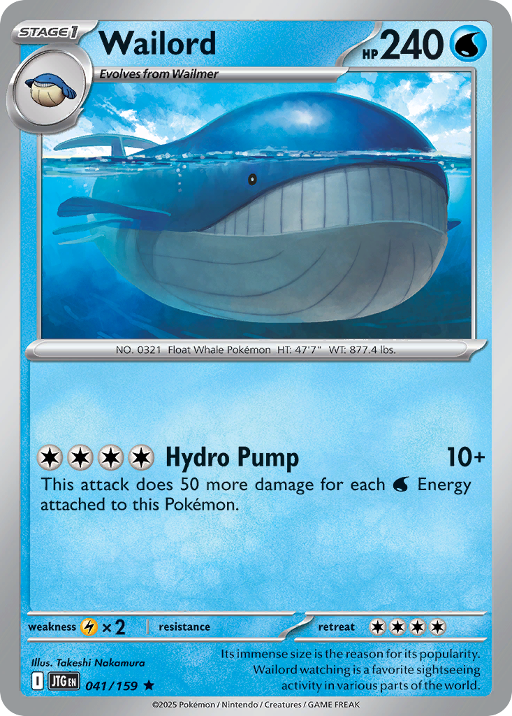 Wailord 041/190 Rare