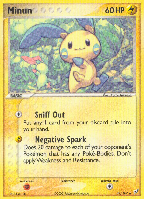 Minun 041/108 Uncommon