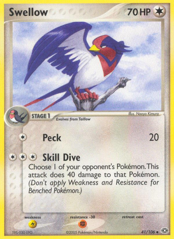 Swellow 041/107 Uncommon