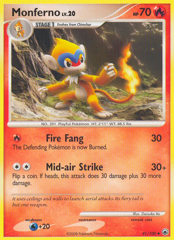 Monferno 041/100 Uncommon