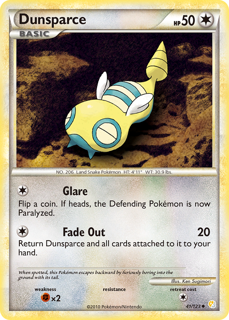 Dunsparce 041/124 Uncommon