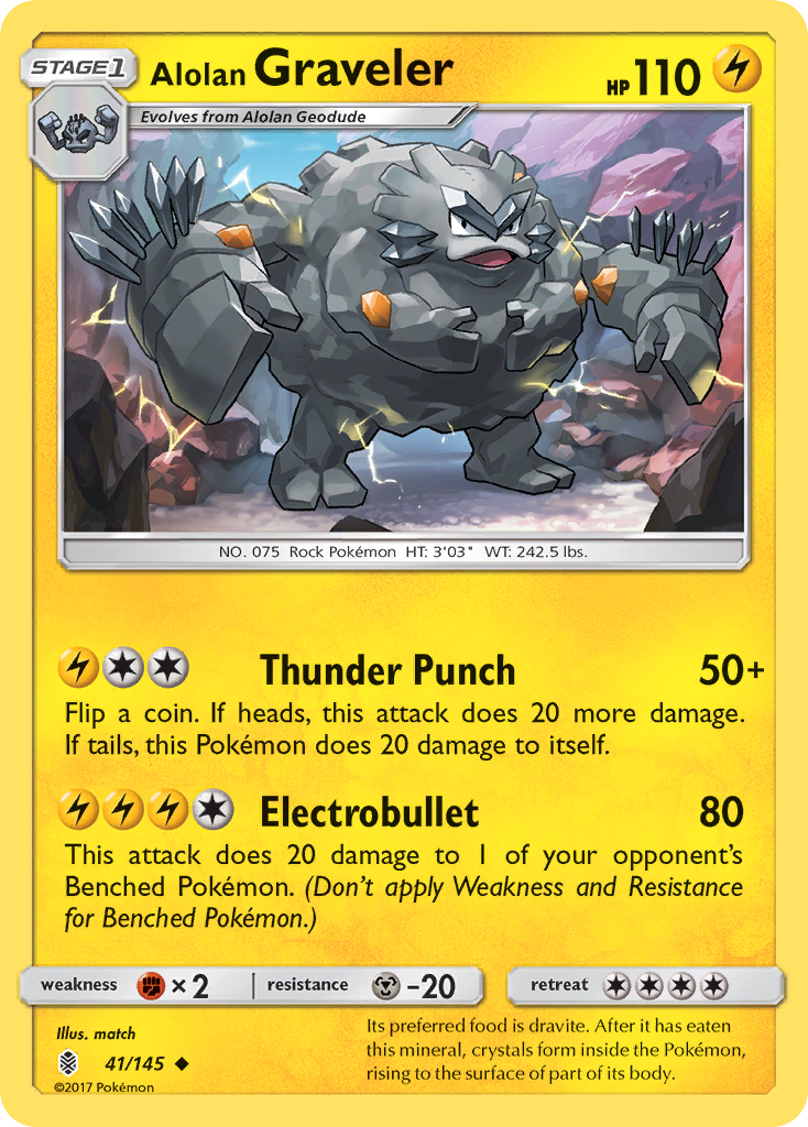 Alolan Graveler 041/180 Uncommon
