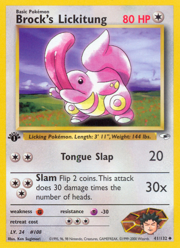 Brock's Lickitung 041/132 Uncommon