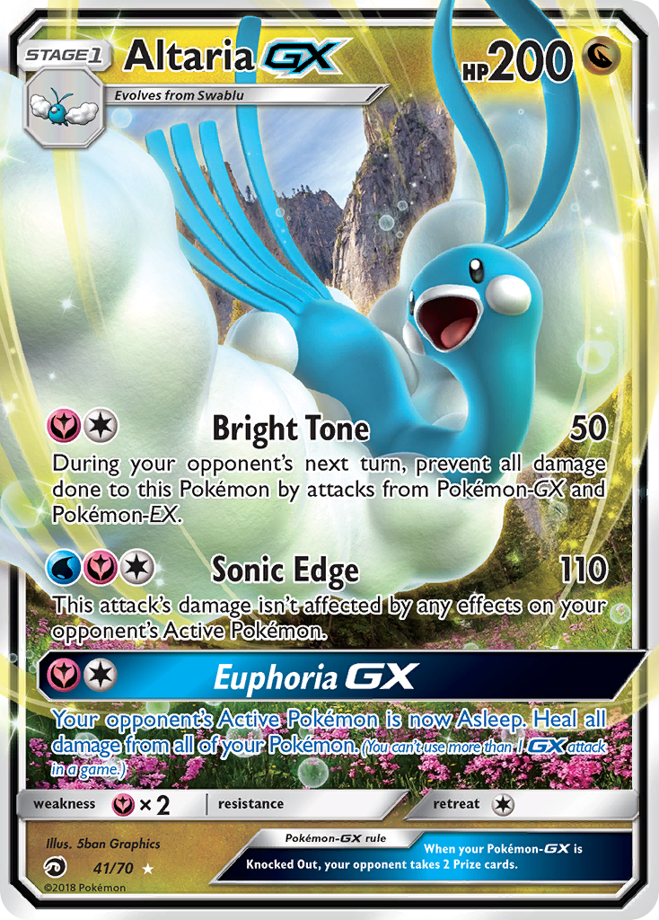 Altaria-GX 041/80 Rare Holo GX