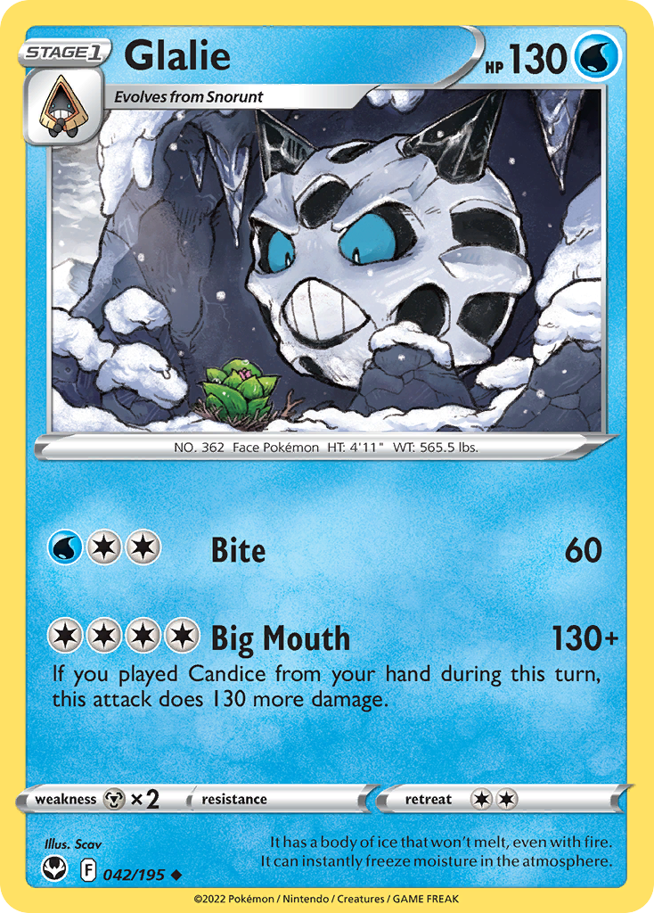 Glalie 042/215 Uncommon