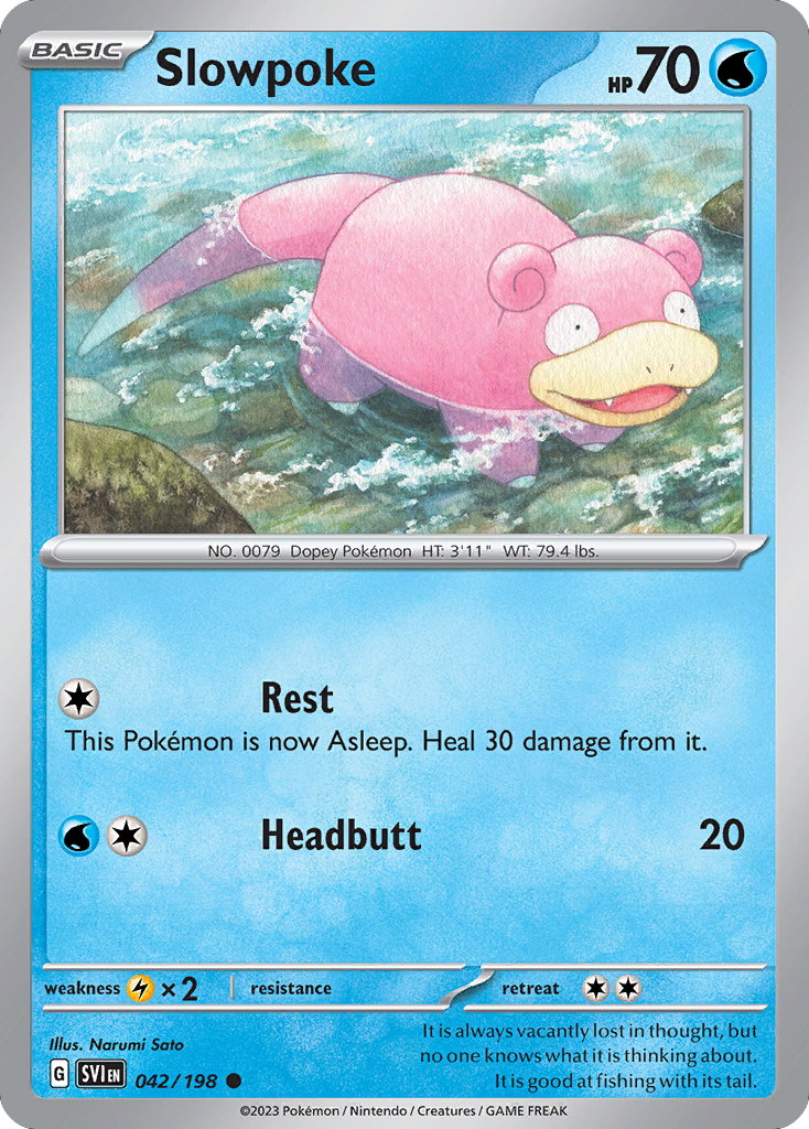 Slowpoke 042/258 Common