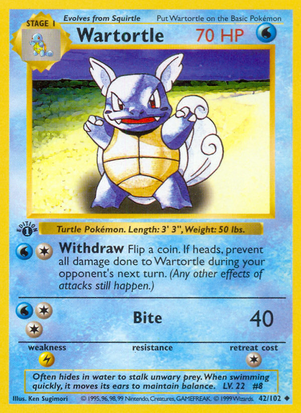 Wartortle 042/102 Uncommon