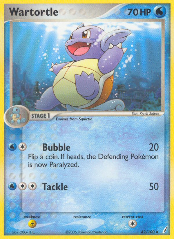 Wartortle 042/100 Uncommon