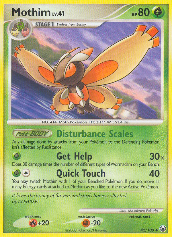 Mothim 042/100 Uncommon