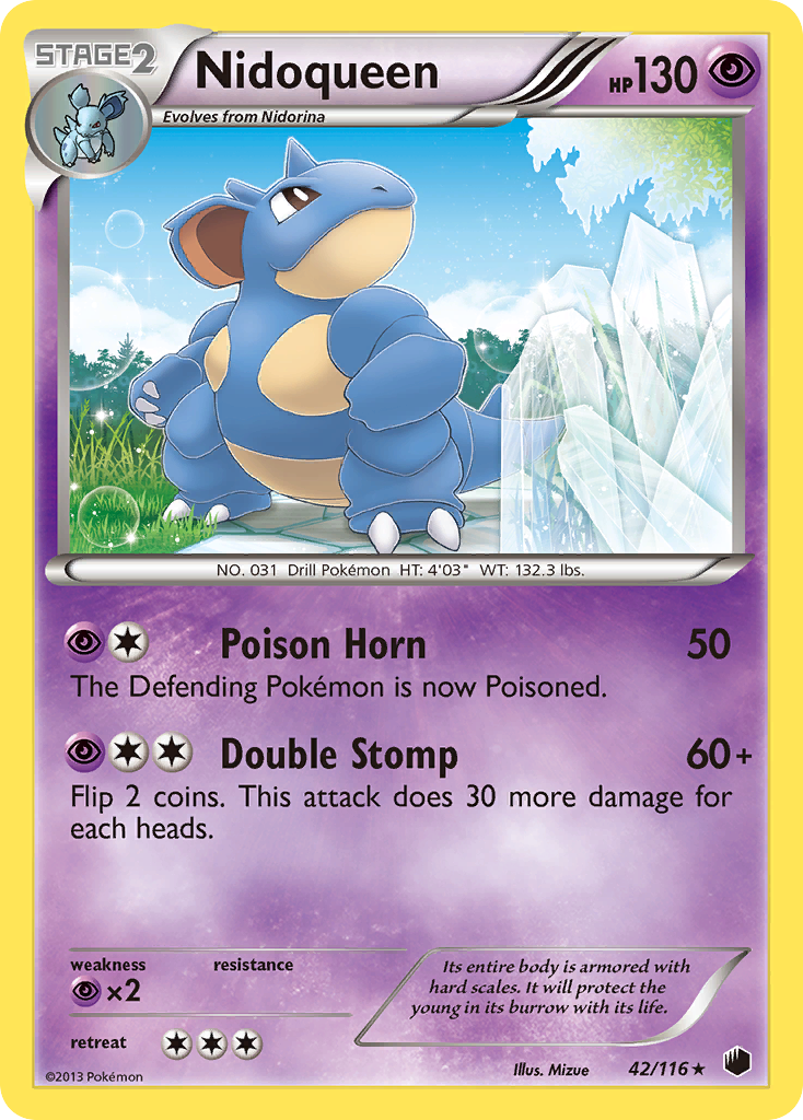 Nidoqueen 042/122 Rare
