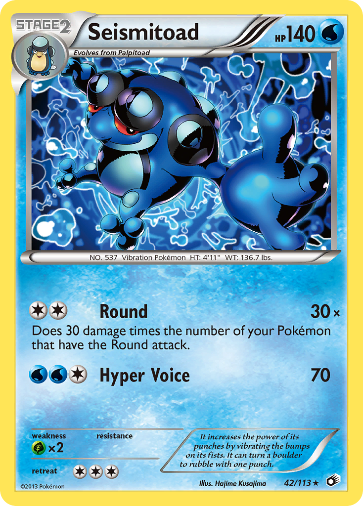 Seismitoad 042/140 Rare