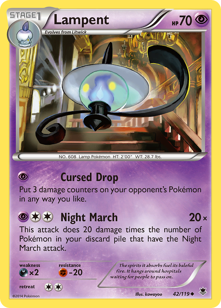 Lampent 042/124 Uncommon