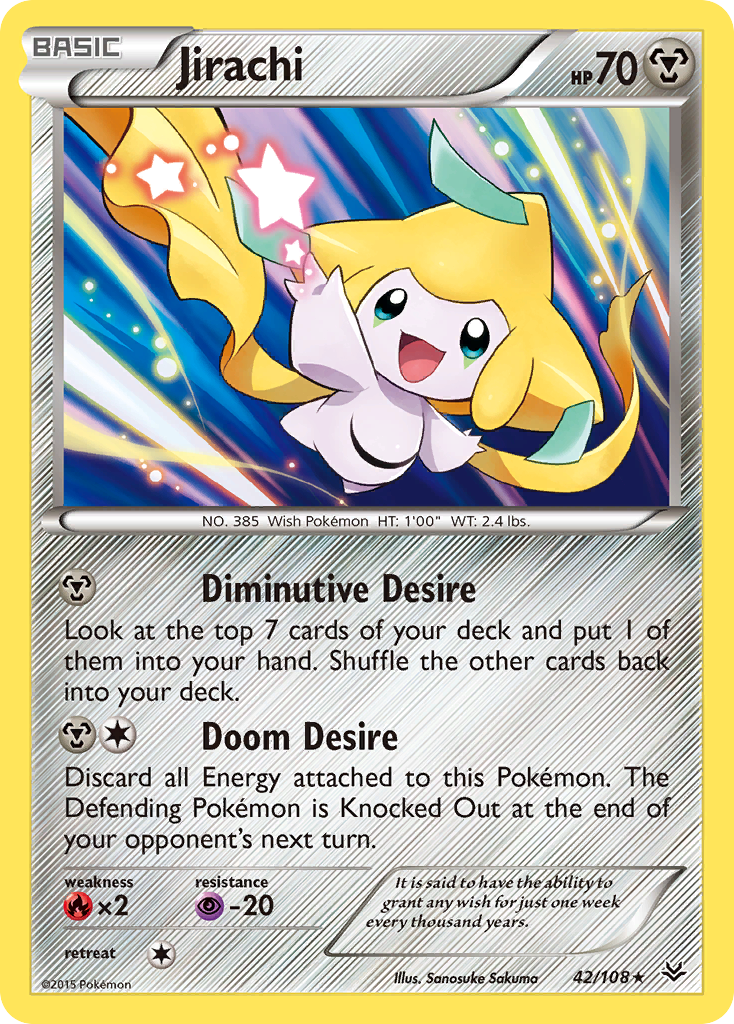 Jirachi 042/112 Rare Holo