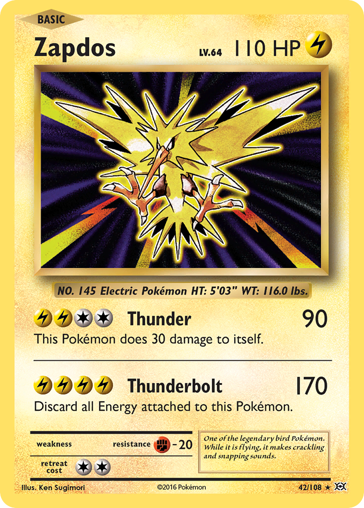 Zapdos 042/113 Rare Holo