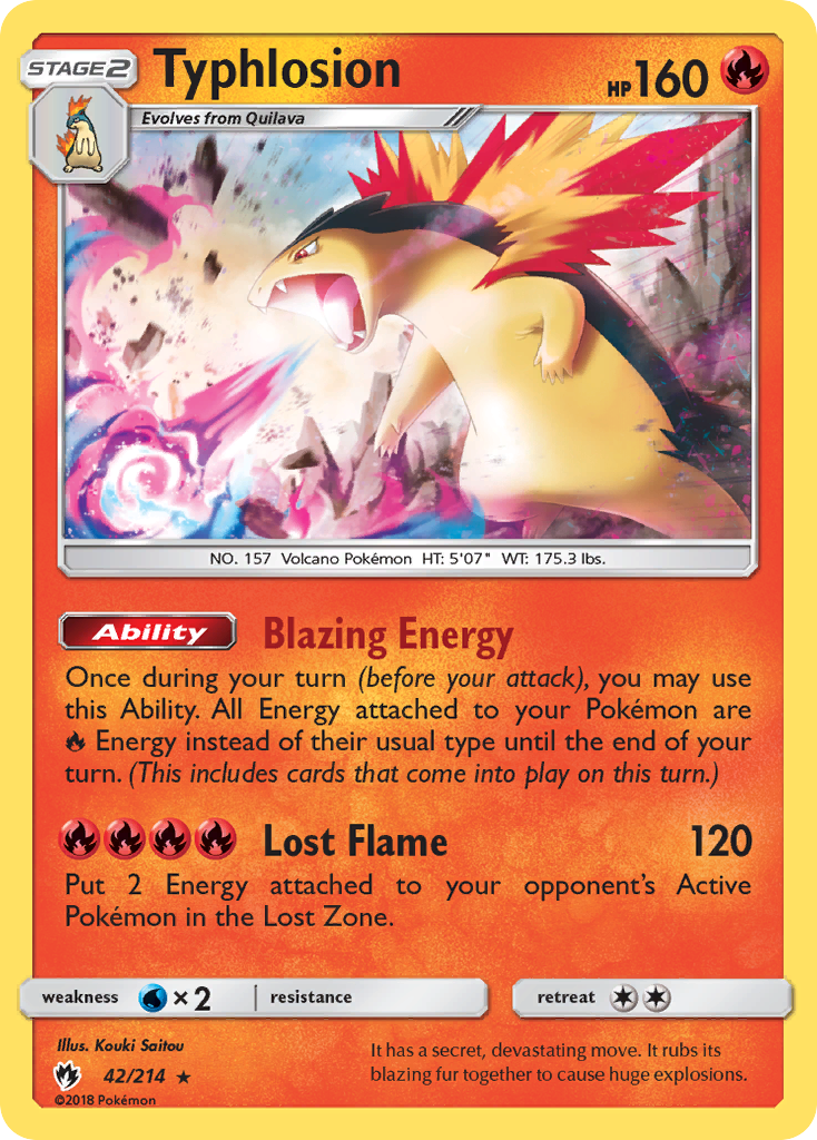 Typhlosion 042/240 Rare Holo