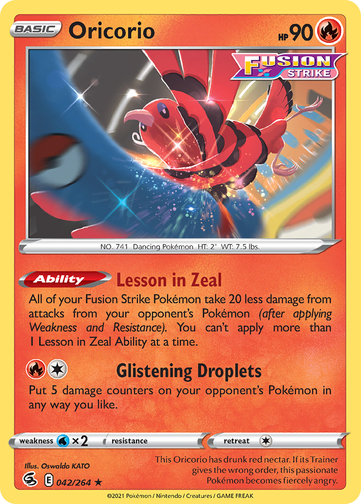 Oricorio 042/284 Rare