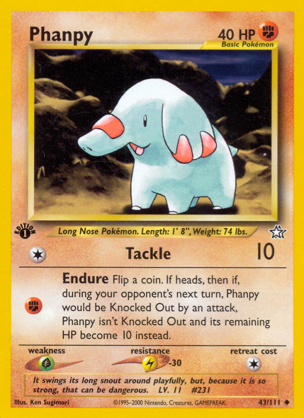 Phanpy 043/111 Uncommon