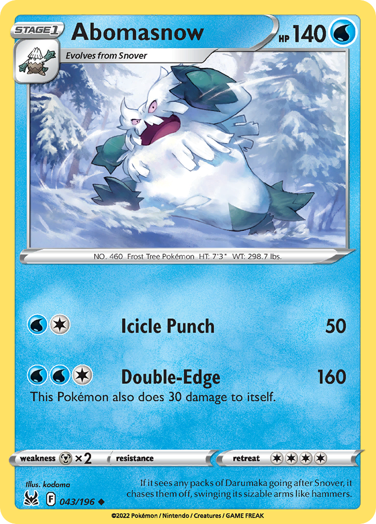 Abomasnow 043/217 Uncommon