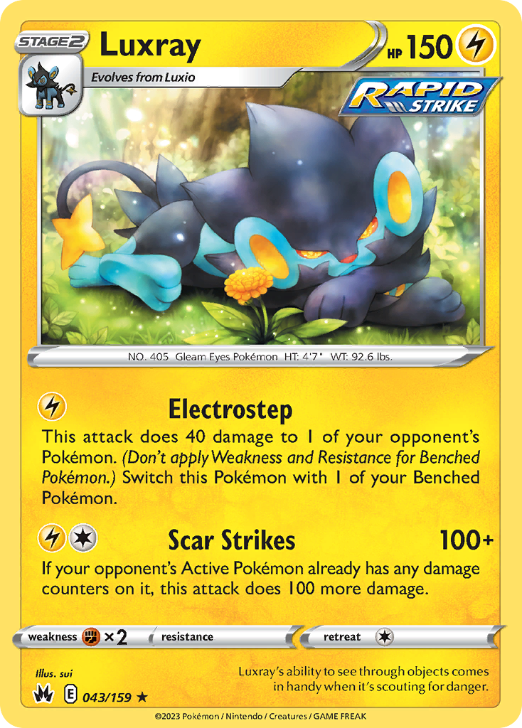 Luxray 043/160 Rare