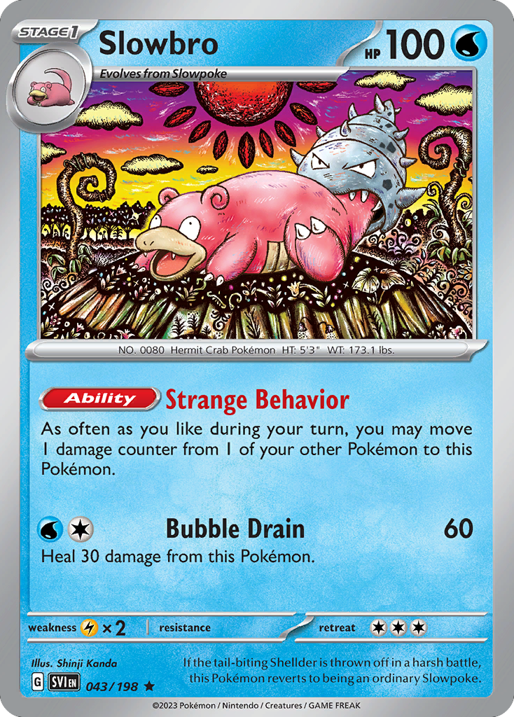 Slowbro 043/258 Rare