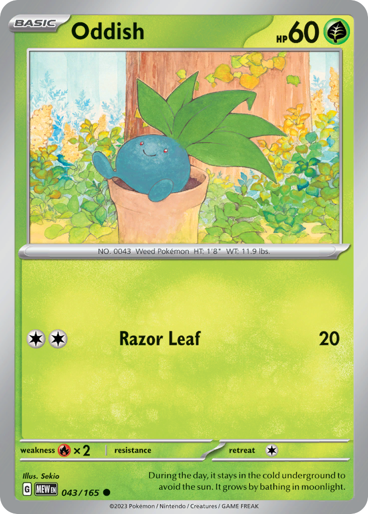 Oddish 043/207 Common