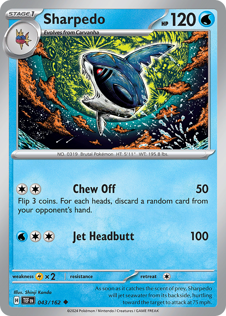 Sharpedo 043/218 Uncommon