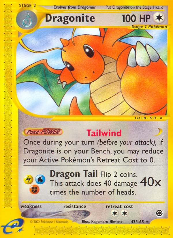 Dragonite 043/165 Rare