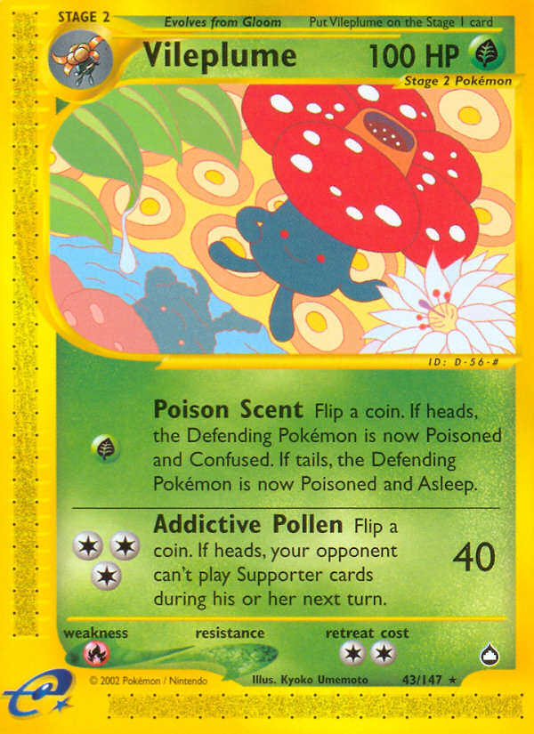 Vileplume 043/182 Rare