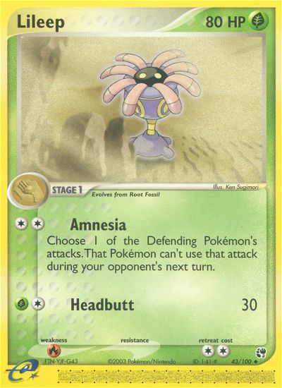 Lileep 043/100 Uncommon