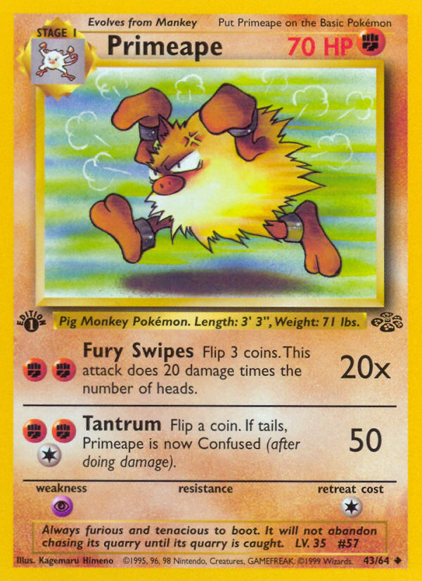 Primeape 043/64 Uncommon