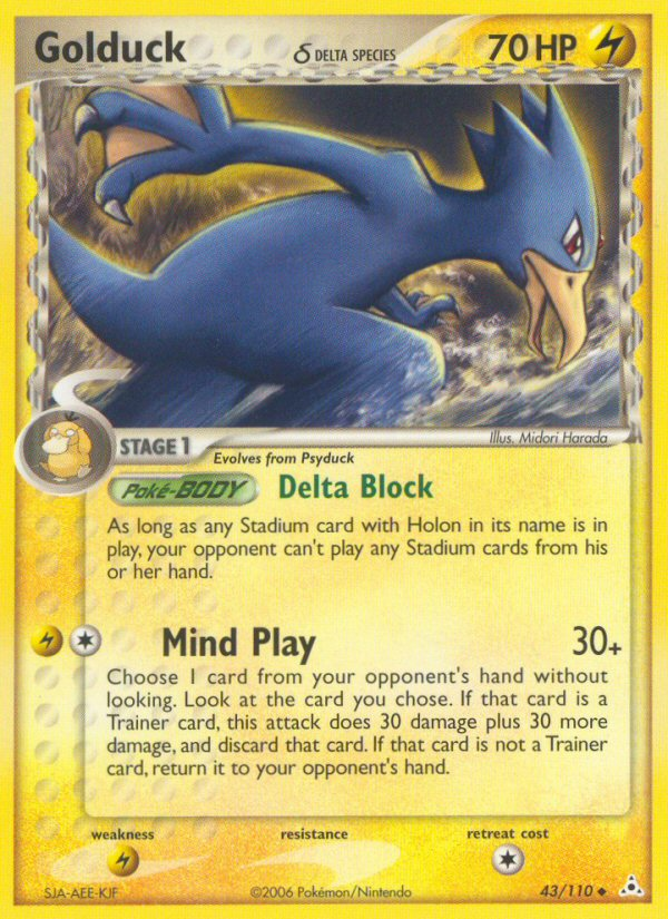 Golduck δ 043/111 Uncommon