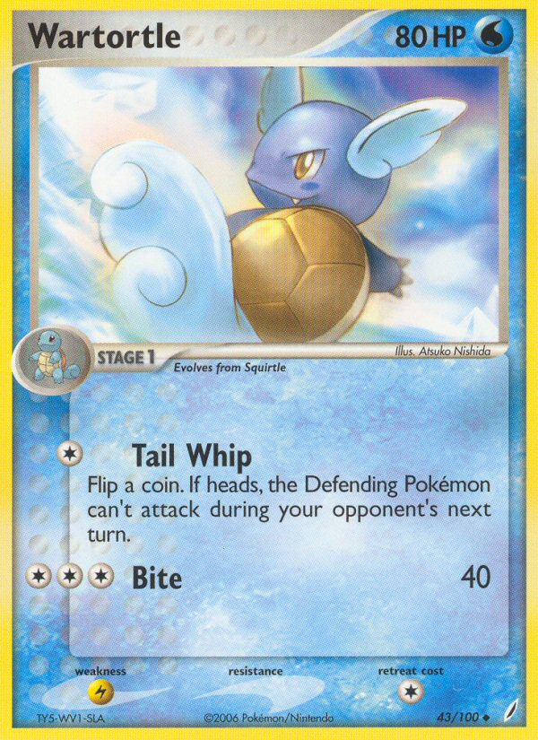 Wartortle 043/100 Uncommon